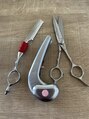 ボニーヘアーデザイン(BONNIE hair design) お悩み解消を目指したカットに使用する、アイテム達。