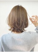 大人世代に人気のくびれボブ