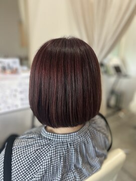 ヘアアンドスパ エメ(Aimer) 白髪デザインカラー