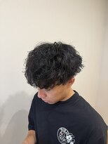 クロウ 豊川(CROW)&nbsp;シャドウパーマ波巻きパーマ豊川メンズパーマ