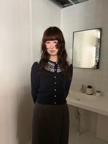 パーク(PAAQ)&nbsp;ブラウンカラー藤沢パーマスタイル