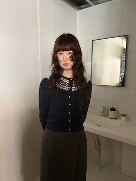 パーク(PAAQ) ブラウンカラー藤沢パーマスタイル