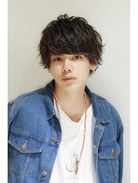 ヘアスペース リズム グリーン(Hair space Rizm green) 束感ショートマッシュ