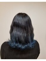 フゥカ 売市店(fuka)&nbsp;【裾カラー】ネイビーブルー