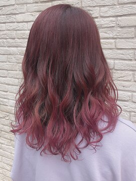 美容室 パルス 静岡鷹匠店(PALS) ピンクグラデーション