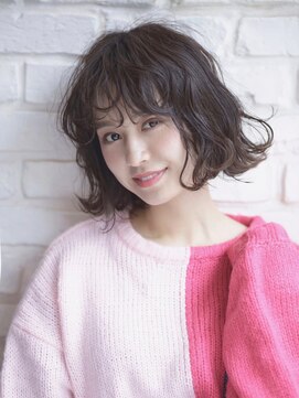 エムスラッシュ みなとみらい馬車道店(M SLASH) M.SLASH馬車道/外ハネ/シースルー/くすみカラー/前下がりボブz