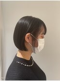 着物/クールショート/ピンクベージュ/ボブルフ/シルバーカラ