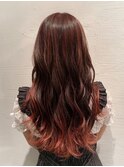 カシスピングラデーション