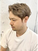 レンク(LENC)&nbsp;ベージュカラー　ナチュラルハイトーン　アップバング