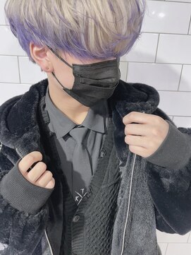 シアー(sheer) 《sheer/大黒》#ラベンダー#グラデーション#ケアブリーチ