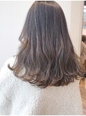透明感ハイライト*ペールベージュカラー*白髪ぼかし[天王寺]