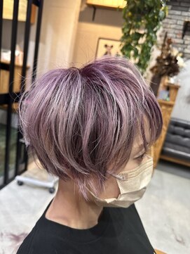 グラフ(Graph 'puppet) ハイトーンピンクマッシュショート