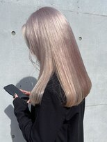 アルバム 渋谷パルコ(ALBUM) シルバーパープル_チェリーブラウンフェミニンロング_ba383811