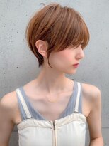 大人ガーリー×前髪ありショートブリーチなしチョコレート[大宮]