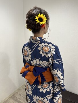 ベルマーノ(Belle Mano) ヘアセット・浴衣着付け★向日葵すたいる★