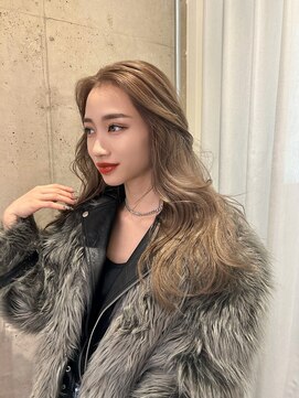 リリー(Lilley) 【lilley 稲永麻衣】ミルクティーベージュ+ブリーチ天神/今泉