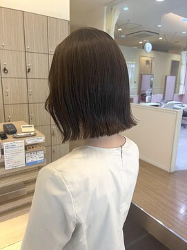 ビューティシモ 川越(Beautissimo) 【落合彩香】＊ ボブ×オリーブベージュ ＊