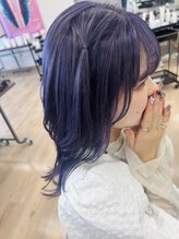 アース 綱島店(HAIR&MAKE EARTH) ブリーチ有りラベンダーカラー