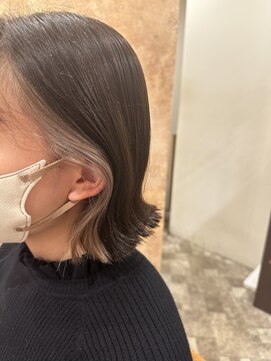 オネスト 八柱店(onest) 切りっぱなしボブ×インナーカラー