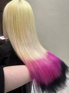 ファブ 千葉店(FaB) イメチェンヘアスタイル/フルバング/レッドブラウン/千葉駅