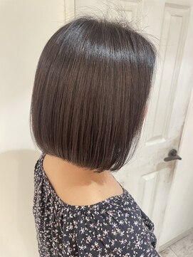 ウルカ 川口店(ulQua) ココアベージュボブウルフグレージュカラー