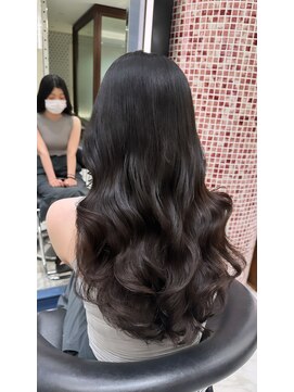 アピッシュ ギンザ(apish ginza) ロングパーマ/韓国風パーマ/コテ巻きパーマ/デジタルパーマ/藤野