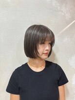 エイミーバイアフロート(amie by afloat) 顔周りレイヤーボブ×ハイライトカラー