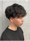 マッシュパーマ　刈り上げ