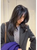 【中澤彩乃】韓国風レイヤーカットハッシュカットロングウルフ