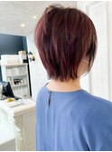 福山Caary30代40代50代60代70代ショートヘア小顔補正立体カット