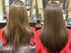 ヘアーズロー(hair's LOWE)の写真/【周りと差がつく美髪に】新感覚！≪高濃度水素髪質改善ストレート≫で毛先までなめらか&柔らかい手触りに