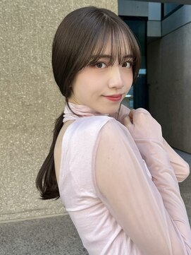 ローネス(LONESS) 透明感抜群！くすみベージュと似合わせカット◎