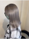 極細ハイライト×シルバー