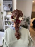 【ヘアアレンジ】編みおろし