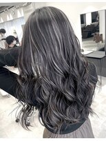 シエラ 心斎橋(CIERA.)&nbsp;外ハネボブ美髪ワイドバングセミロング バレイヤージュ