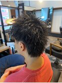 【IRIE HAIR福岡】スパイキーショート×アップバングショート