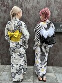 浴衣着付け