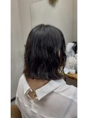 ゆるめボブパーマ