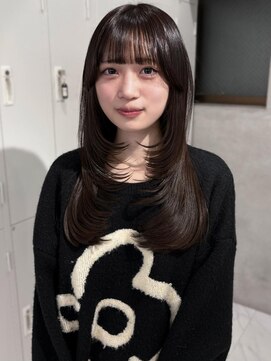 スウィープ(sweep) レイヤーカット/髪質改善カラー