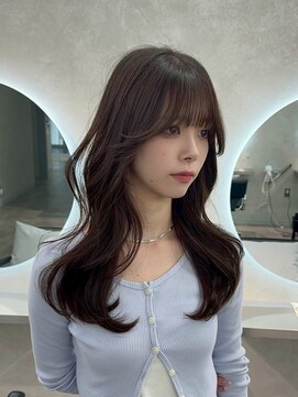 サンバイセライロ 千葉(SAN. by celilo) ダークアッシュ/似合わせカット/ミディアムレイヤーカット