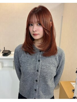 ミル(mir) たぷっとlayer / こっくりオレンジ