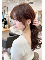 ケシキ 表参道 原宿(kesiki.)&nbsp;ミディアムレイヤー顔周りレイヤーハッシュカット韓国へア