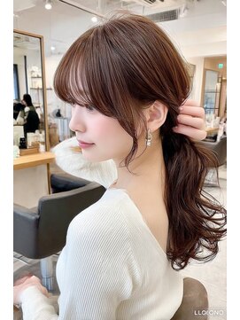 ケシキ 表参道 原宿(kesiki.) ミディアムレイヤー顔周りレイヤーハッシュカット韓国へア