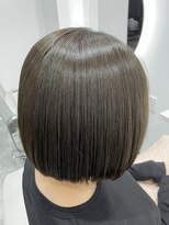 リュール バイ ヘッドライト 北千住店(lueur by HEADLIGHT) 透明感オリーブカラー×ミニボブ