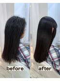 田園調布髪質改善｜純度100％トリートメント＋カット＋カラー
