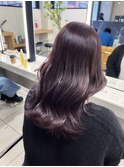 韓国　レイヤーカット　ブリーチ　ダブルカラー　髪質改善