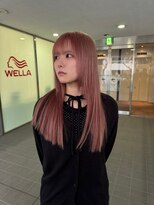 エマノン(EMANON) 福岡天神 髪質改善 ブリーチなしカラー ダブルカラー ピンク