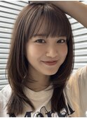 ミディアム×ナチュラルレイヤー