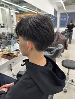 テンション(tension)&nbsp;メンズフェザーパーマテーパーフェード札幌駅大通駅バスセンター