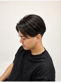 海外風/センターパート/テーパーフェード